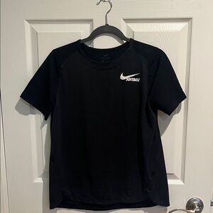 Nike Softball Mesh Sleeve Athletic Tee